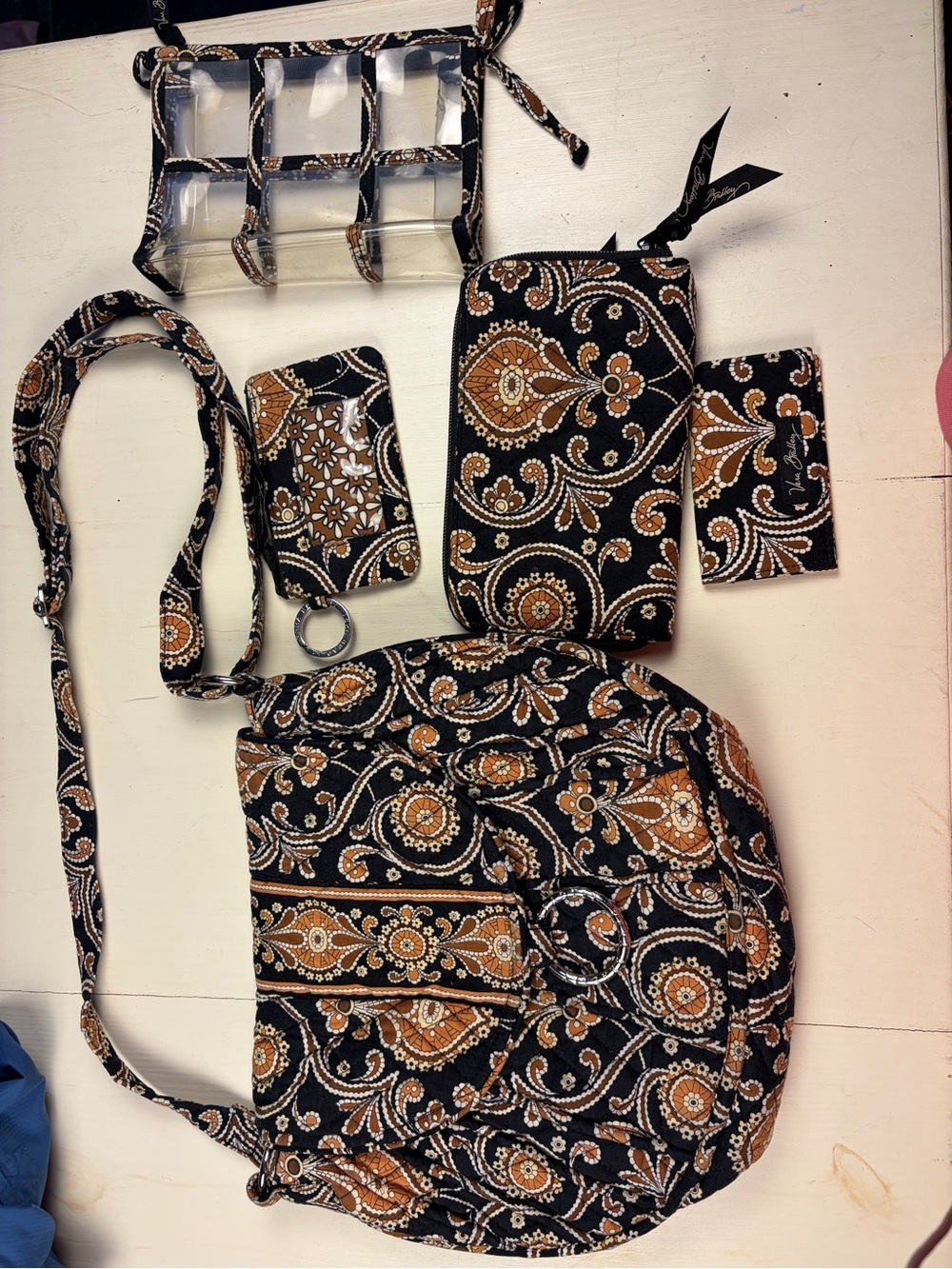 Vera Bradley Quilted Shoulder Bag & accessories